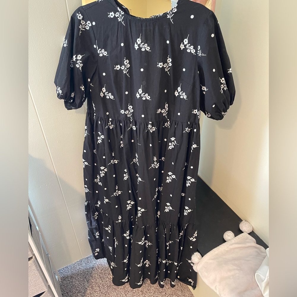ASOS Floral Tiered Maxi Dress